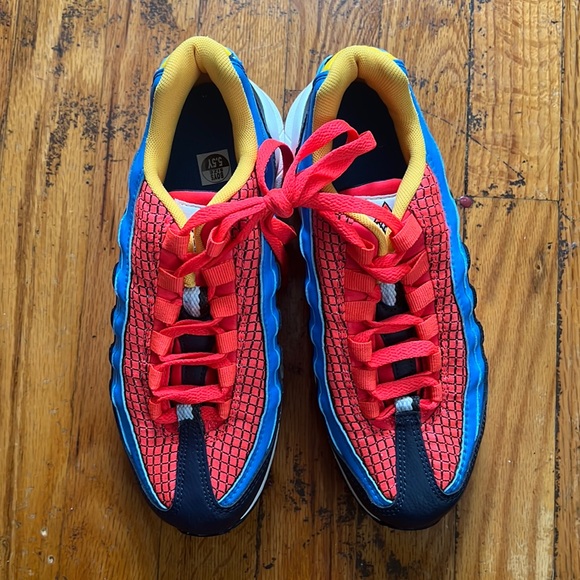 Nike Other - Nike Air Max 95 Now GS Crimson Blue AV2289-600 size 5.5 Y NWOB